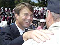 O candidato a vice-presidente dos EUA, John Edwards
