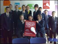 Students at Sheffield Springs academy 