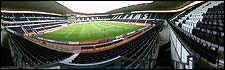 The away end