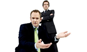 (L-R) Alexander Armstrong and Ben Miller