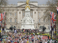 The finishing point at The Mall. Getty Images