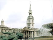St. Martin-in-the-Fields, Trafalgar Square.