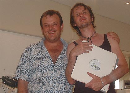 Radio 1 Ibiza Weekend 2004 - Cafe Mambo studio pictures

