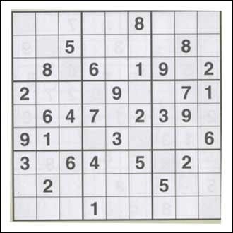 Sudoku puzzle