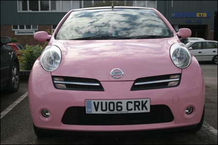 Pink car