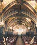 Image of the interior of St Stephen's crypt