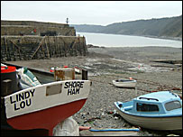Clovelly harbour