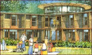 Sketch of the new hospice
