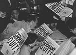 An extra edition of the 'Stars and Stripes' was published at 9pm on 7 May 1945 to proclaim Germany's surrender