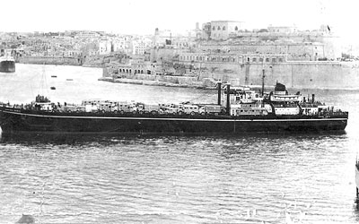 HMS Doric leaving Malta
