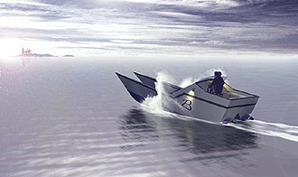 Zaphod's Speedboat on Damogran by Kieran Baxter