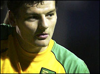 Norwich City striker Chris Martin