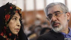 میرحسین موسوی و زهرا رهنورد