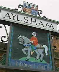 Village sign.