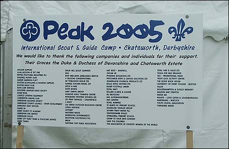 Peak 2005 sign