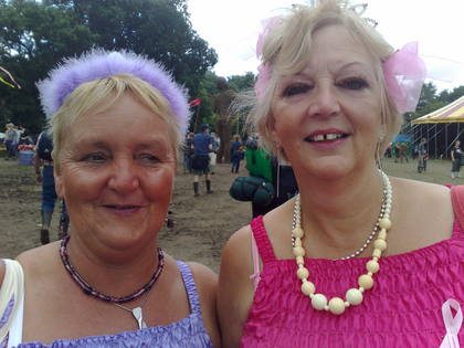 The crowd at Glastonbury