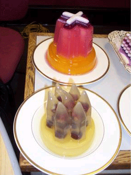 Historic jellies made by Ivan Day.