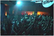 The crowd go mad