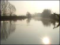 River at Eckington bridge