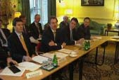 Image of the Prime Minister Tony Blair representing the British government at the first session of the British-Irish Council