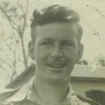 John on arrivalÃÂ  in Quassasin Transit CampÃÂ 