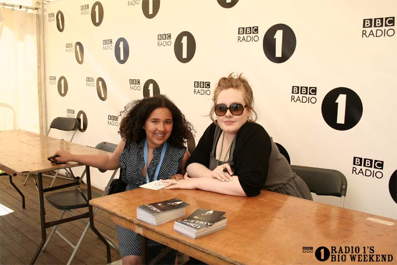 Signing sessions with Adele