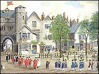 Ceremonial event in early 1800s