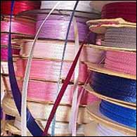 ribbons rubbed