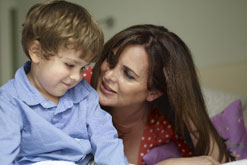 Janine Di Giovanni and son Luca