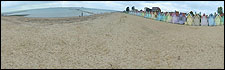Beach cabins
