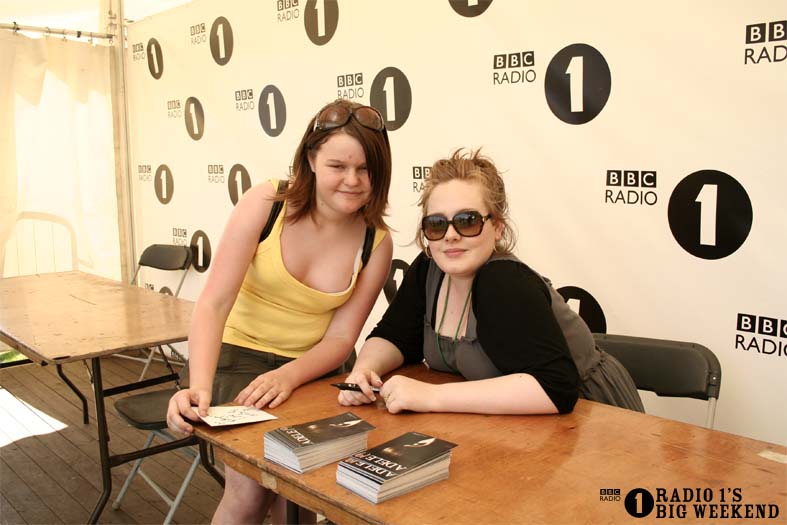 Signing sessions with Adele