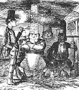 'Punch' cartoon depicting industrialists as 'smoke-makers'