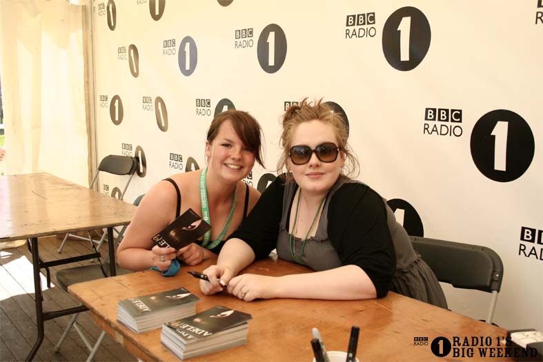 Signing sessions with Adele