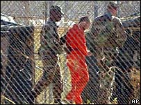 Preso na base militar de Guantanamo