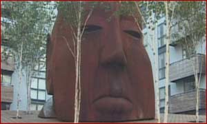 Hitchcock sculpture
