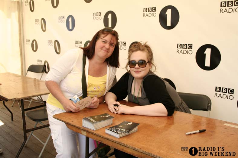 Signing sessions with Adele