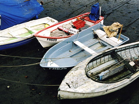 Boats in Falmouth 