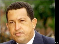 O presidente venezuelano, Hugo Chávez