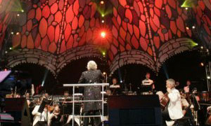 Carl Davis conducting the BBC Concert Orchestra at BBC Proms In The Park 2006, Hyde Park, London