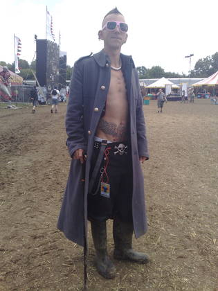 The crowd at Glastonbury