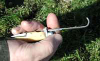 Hook for horses hooves