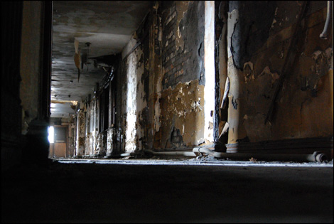 Dark corridor