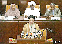 خاتمی در مجلس سودان