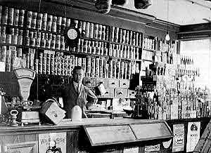 Robert Smyth inside his Limavady grocery shop