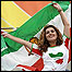 يکی از طرفداران تيم ايران
