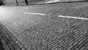 A cobbled street