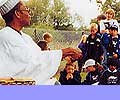 children enjoy a workshop. 