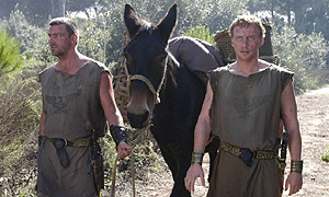 Pullo and Vorenus, the two central foot-soldiers in Rome
