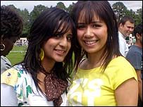 Sejal and Karishma Singapuri, last years reporter
