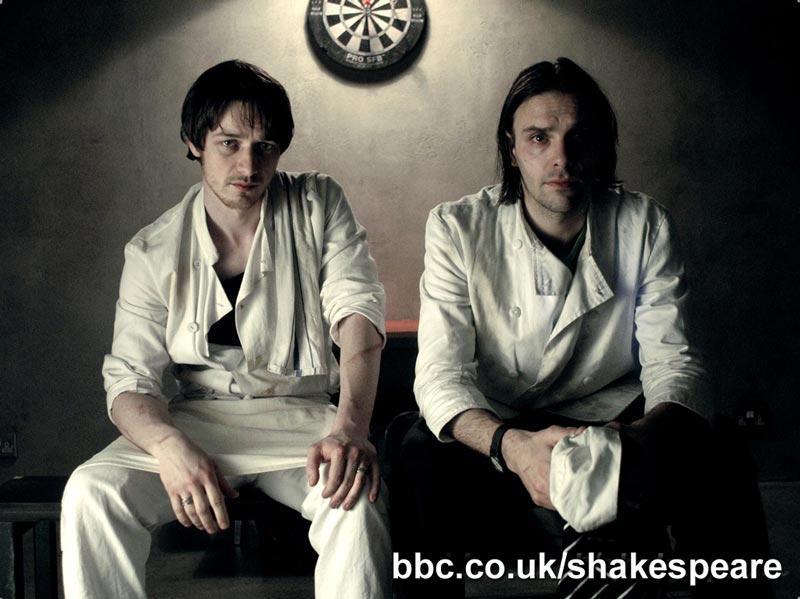 Joe Macbeth and Billy Banquo (James McAvoy and Joseph Millson)